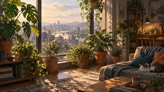 Plants By Window